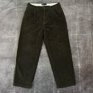 Men's Vintage 90's Polo Ralph Lauren The Andrew Chino Corduroy Pants Sz 34 X 30